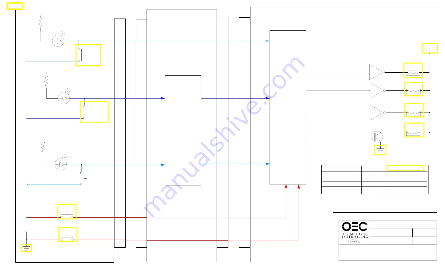 OEC COMPACT 7600 Series Block Diagrams Download Page 37