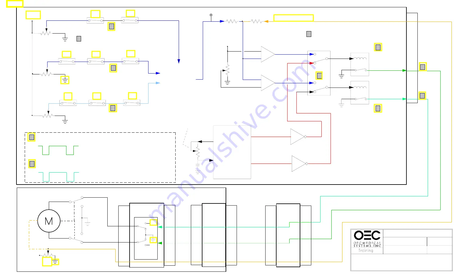 OEC COMPACT 7600 Series Block Diagrams Download Page 38