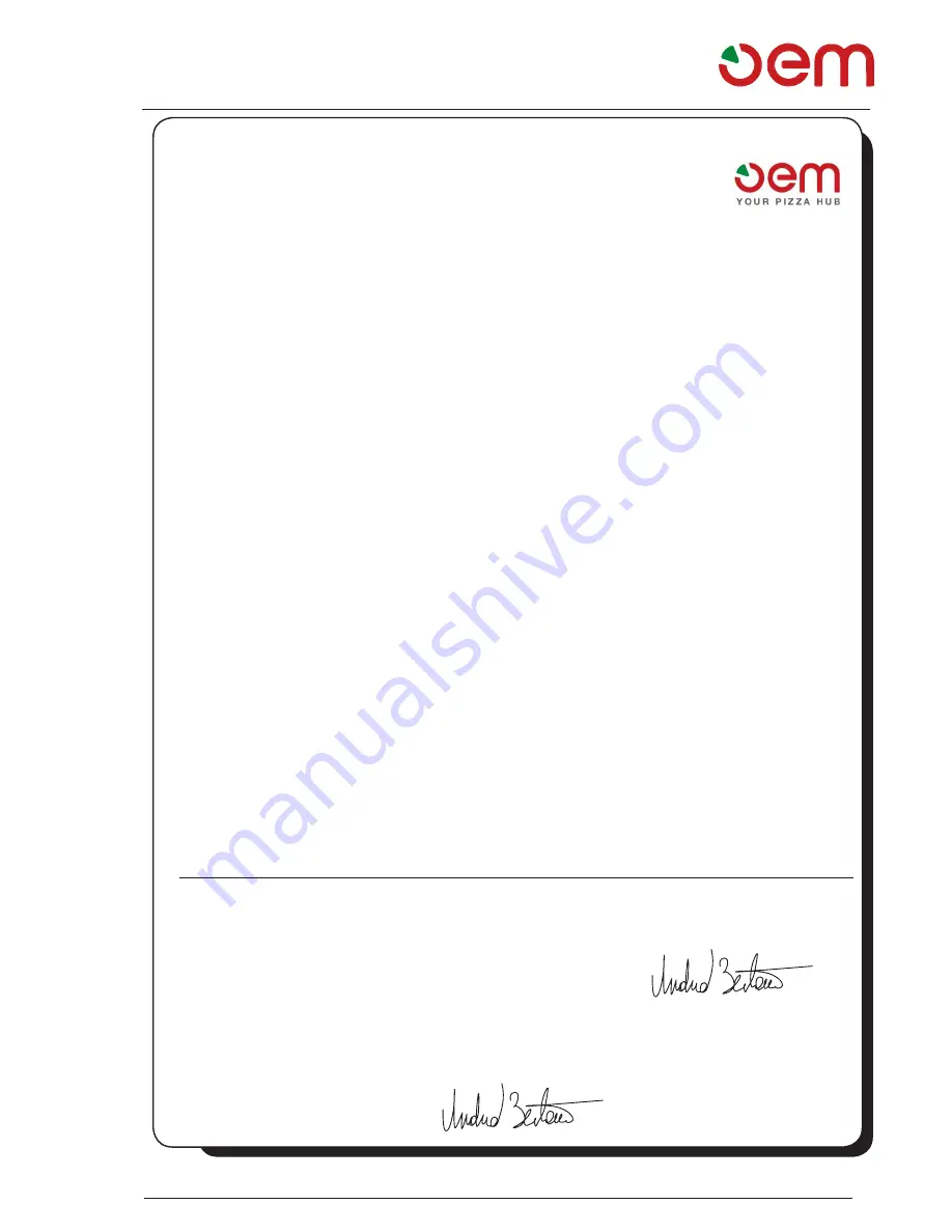 OEM C641 Operating And Service Manual Download Page 3