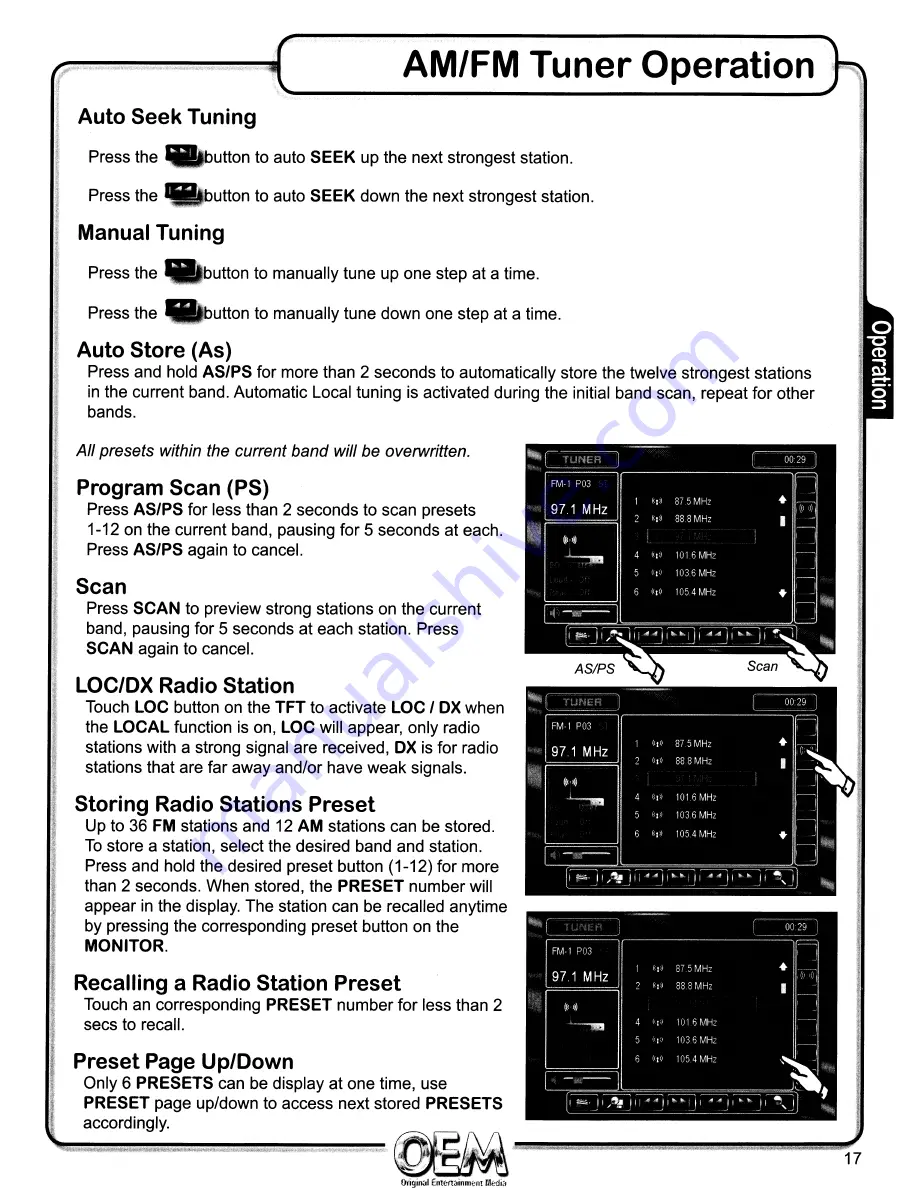 OEM CH-4100 Operation Manual Download Page 17