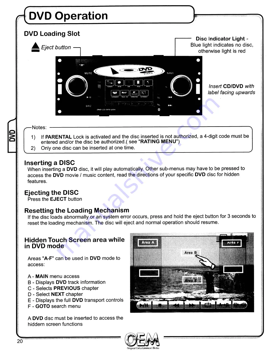 OEM CH-4100 Operation Manual Download Page 20