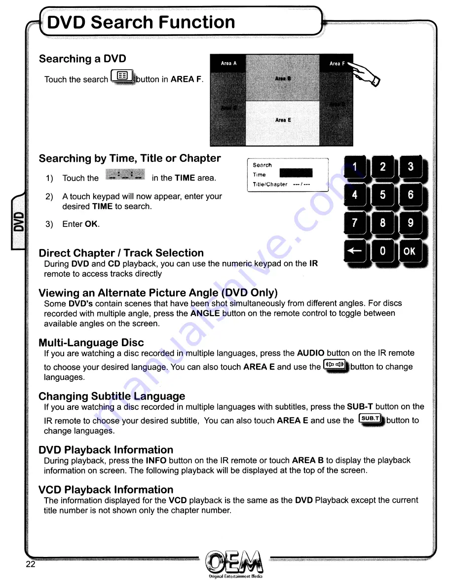 OEM CH-4100 Operation Manual Download Page 22