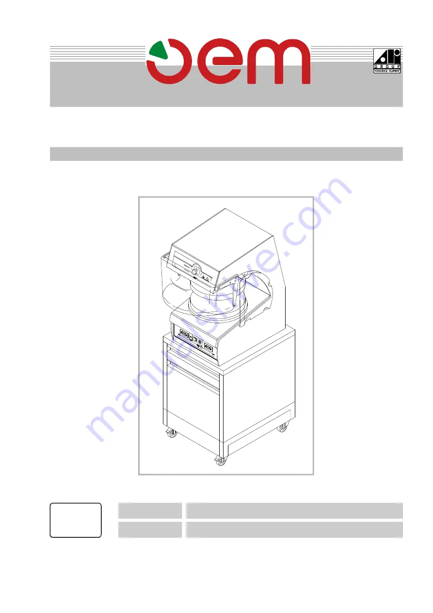 OEM PIZZAFORM User Manual Download Page 1