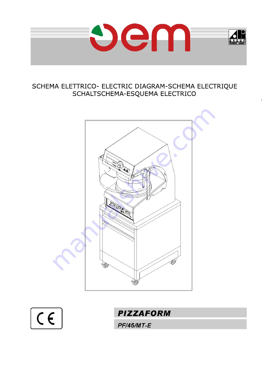 OEM PIZZAFORM Скачать руководство пользователя страница 183