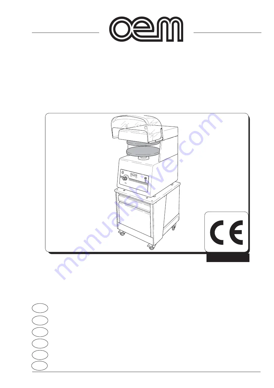 OEM PRESSFORM 350 Operating And Service Manual - Spare Parts Download Page 1