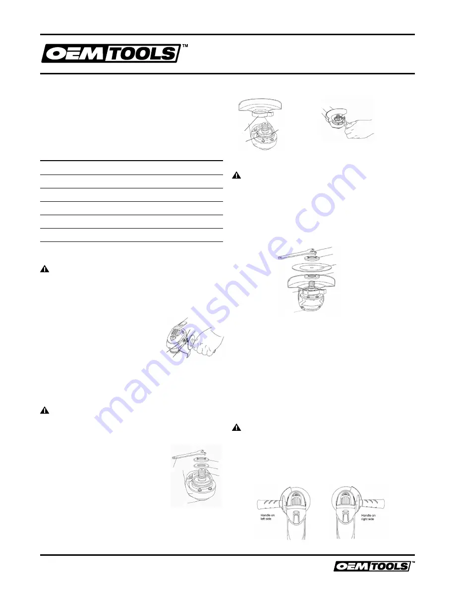 Oemtools 24663 Operating Instructions And Parts Manual Download Page 5