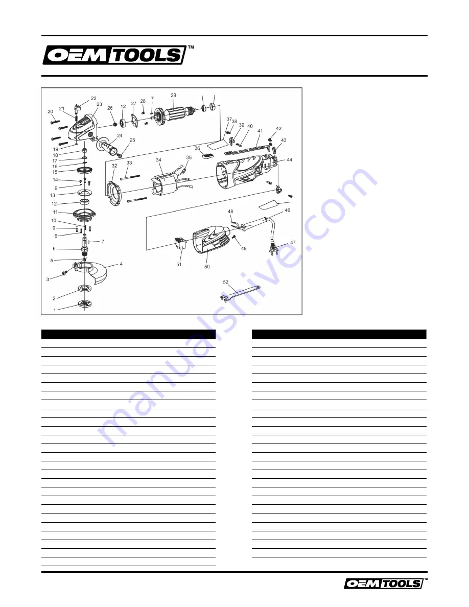 Oemtools 24663 Operating Instructions And Parts Manual Download Page 7