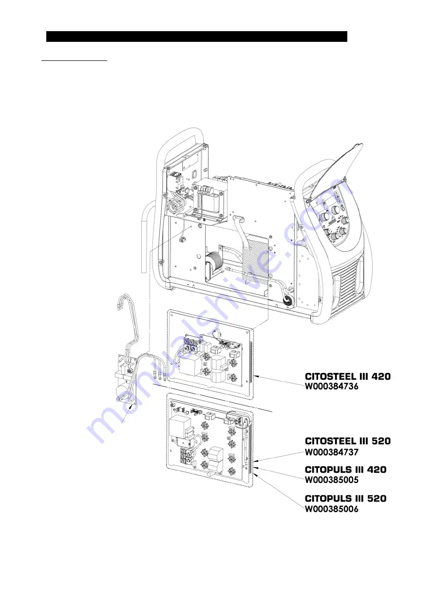 Oerlikon CITOSTEEL III 420 Instruction For Operation And Maintenance Download Page 111