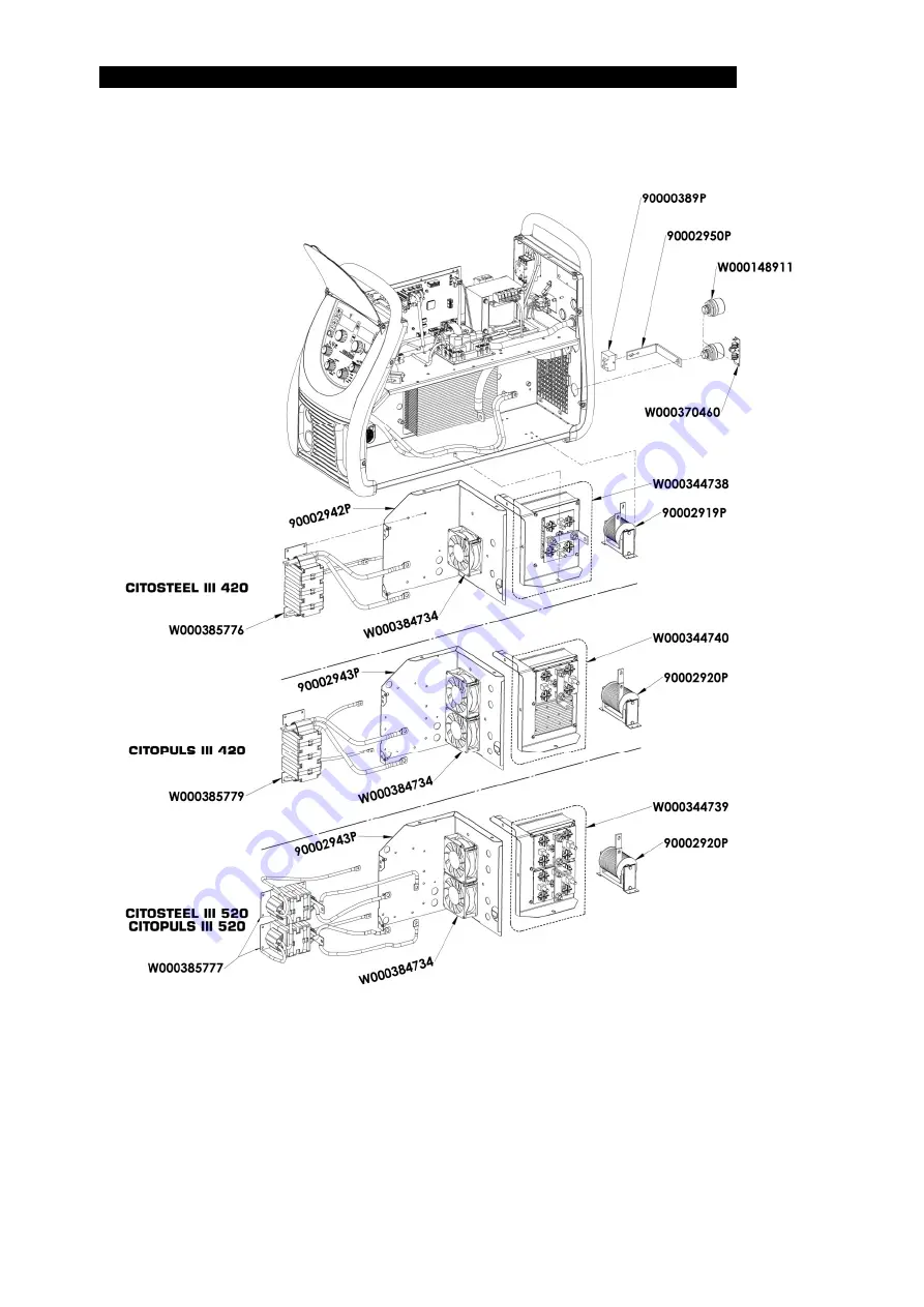 Oerlikon CITOSTEEL III 420 Instruction For Operation And Maintenance Download Page 485