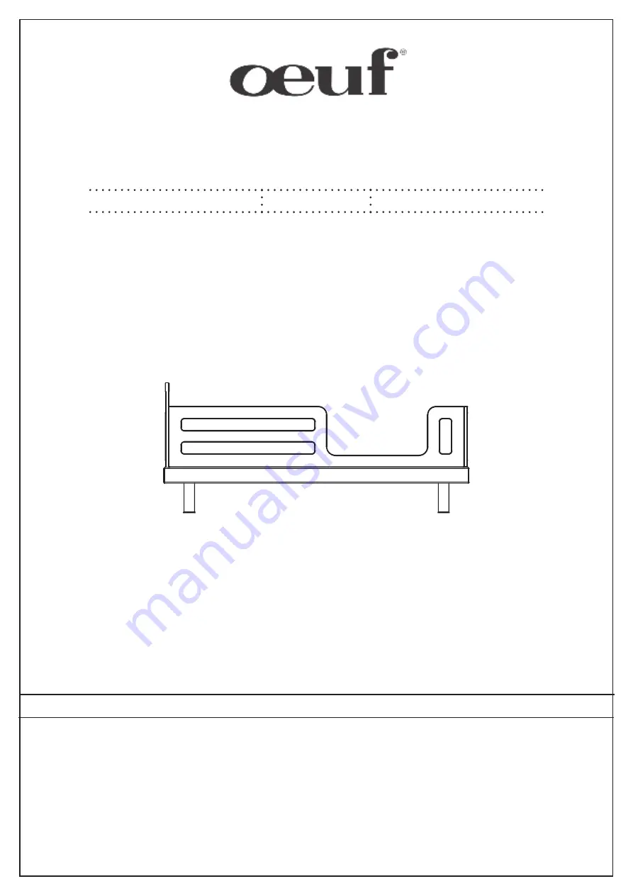 Oeuf 1TB002-Series Instructions For Safe Use Download Page 1