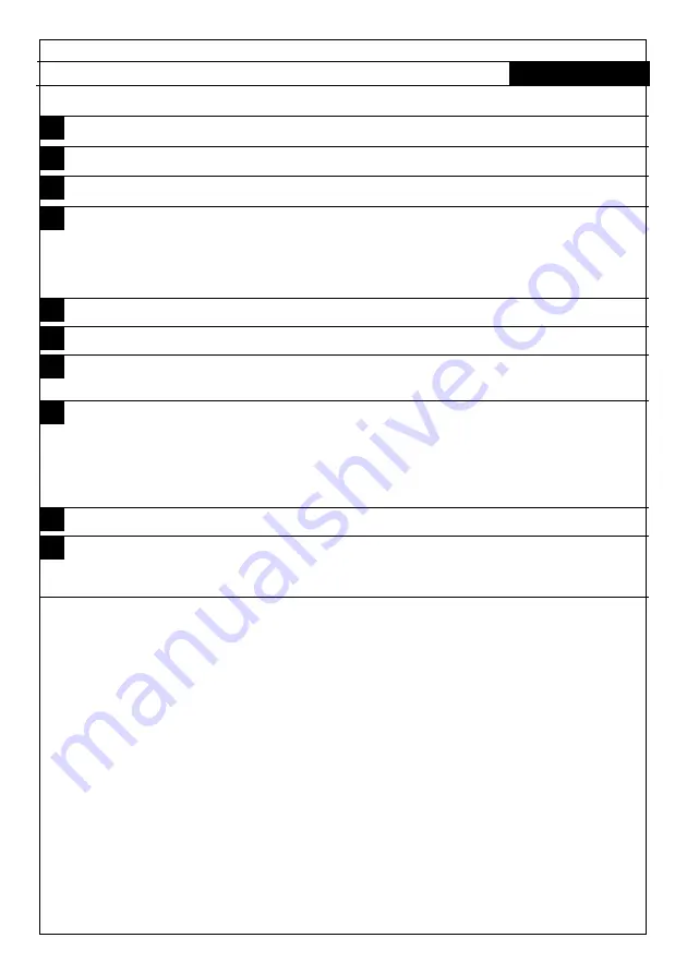 OEZ BL1600SE305 Instructions For Use Manual Download Page 14