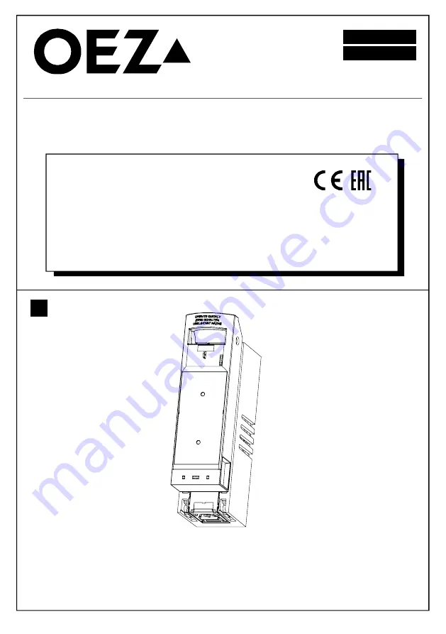 OEZ FH2-1 Series Instructions For Use Manual Download Page 1