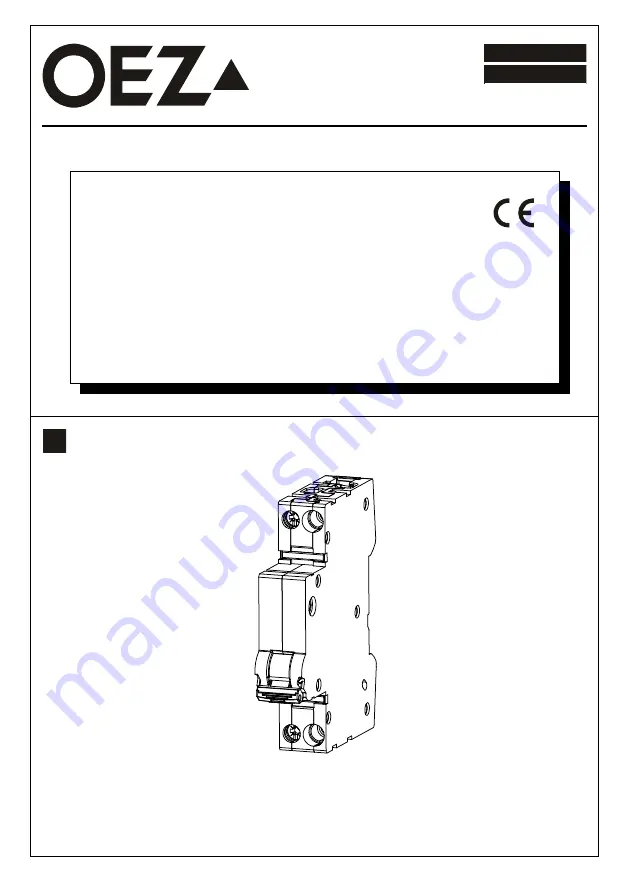 OEZ LMB Series Instructions For Use Manual Download Page 1