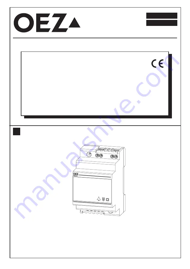 OEZ MINIA UTZ-4-A Instructions For Use Manual Download Page 1