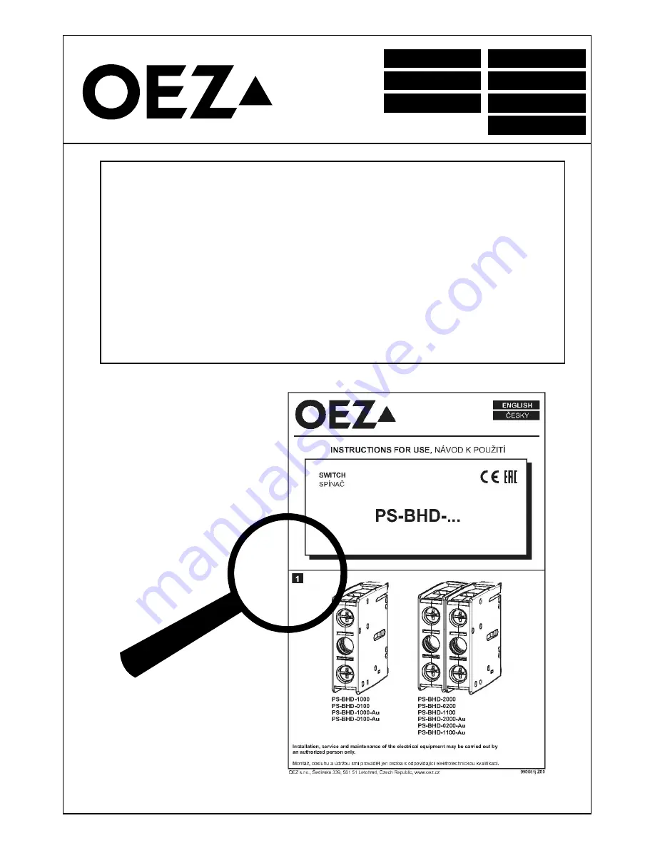 OEZ PS-BHD-0100 Instructions For Use Manual Download Page 5