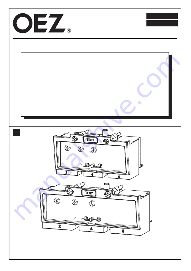 OEZ SE-BD Series Instructions For Use Manual Download Page 1