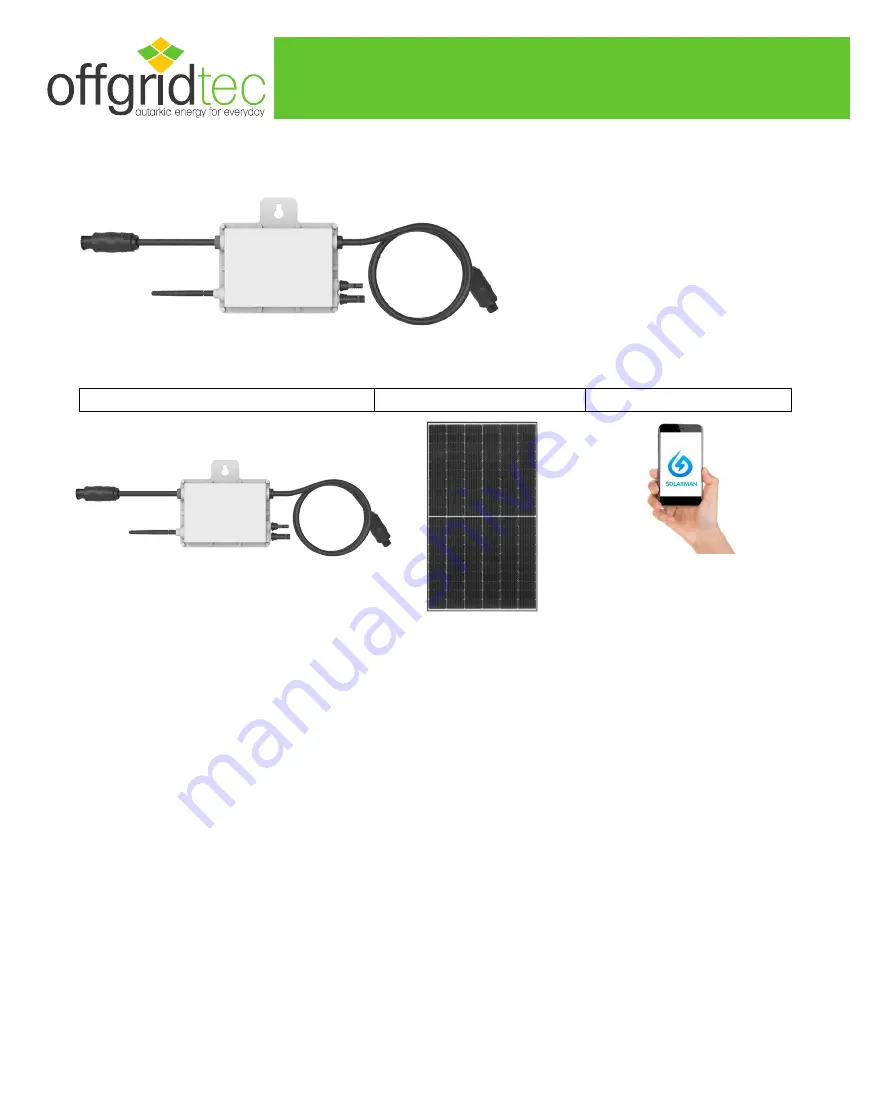 Offgridtec DEYE User Manual Download Page 6