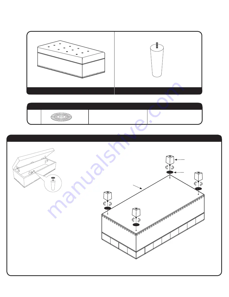 Office Star Products Avenue Six BRYANT BYT4517 Assembly Instructions Download Page 2