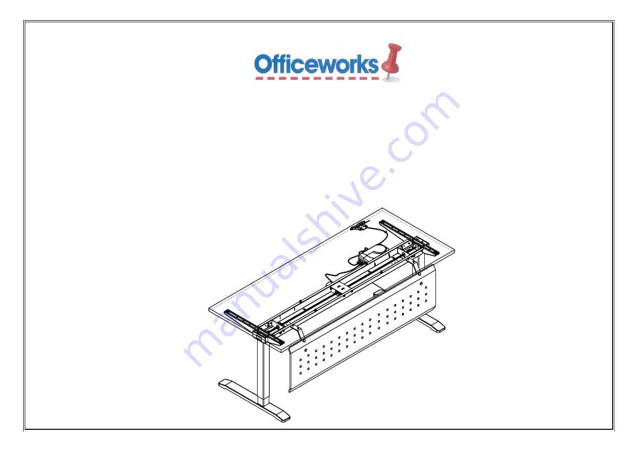 Officeworks JBSTIHA18 Assembly Instructions Manual Download Page 1