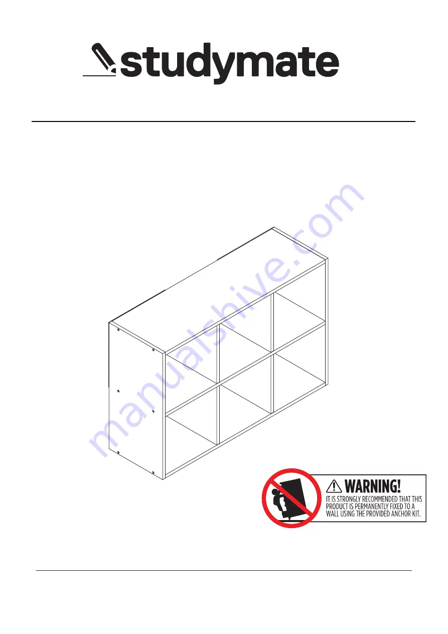 Officeworks SM6CUBEWE Assembly Instructions Manual Download Page 1