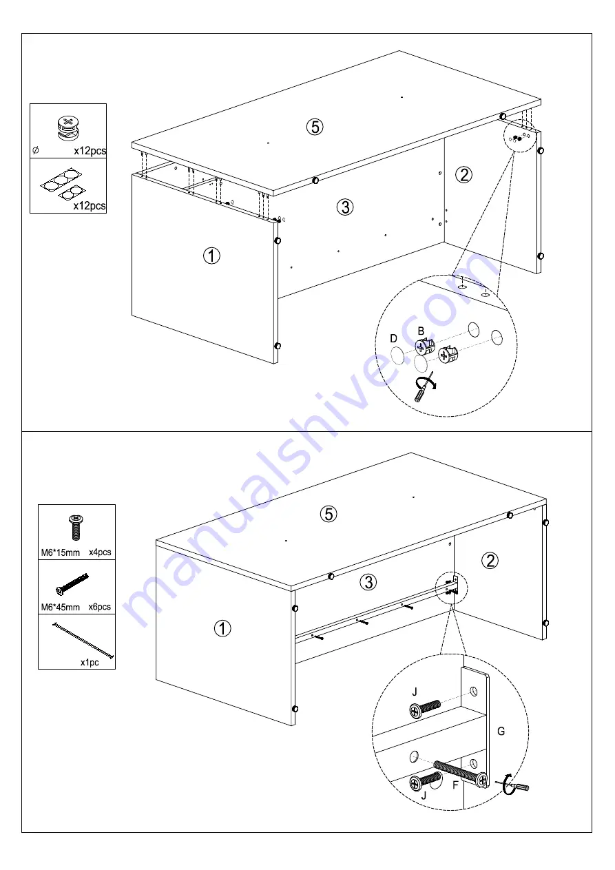 Officeworks STILFORD SRECPC2MKT Assembly Instructions Manual Download Page 9