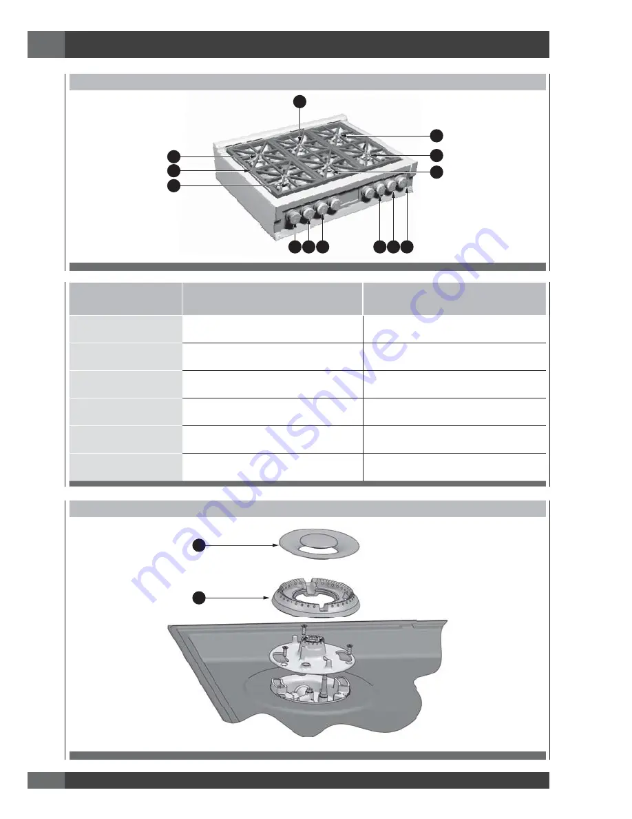 Officine Gullo OGS366FC Instructions For Installation And Use Manual Download Page 48