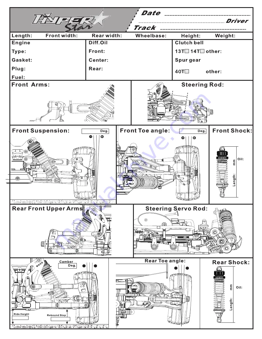 Ofna Racing hyper star electric Instruction Manual Download Page 19