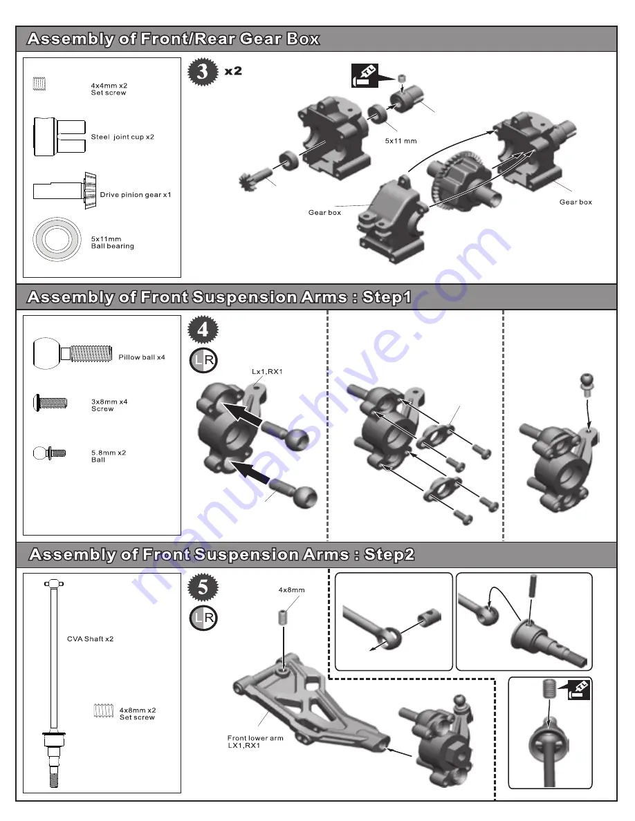 Ofna Racing HYPER10-TT Instruction Manual Download Page 15