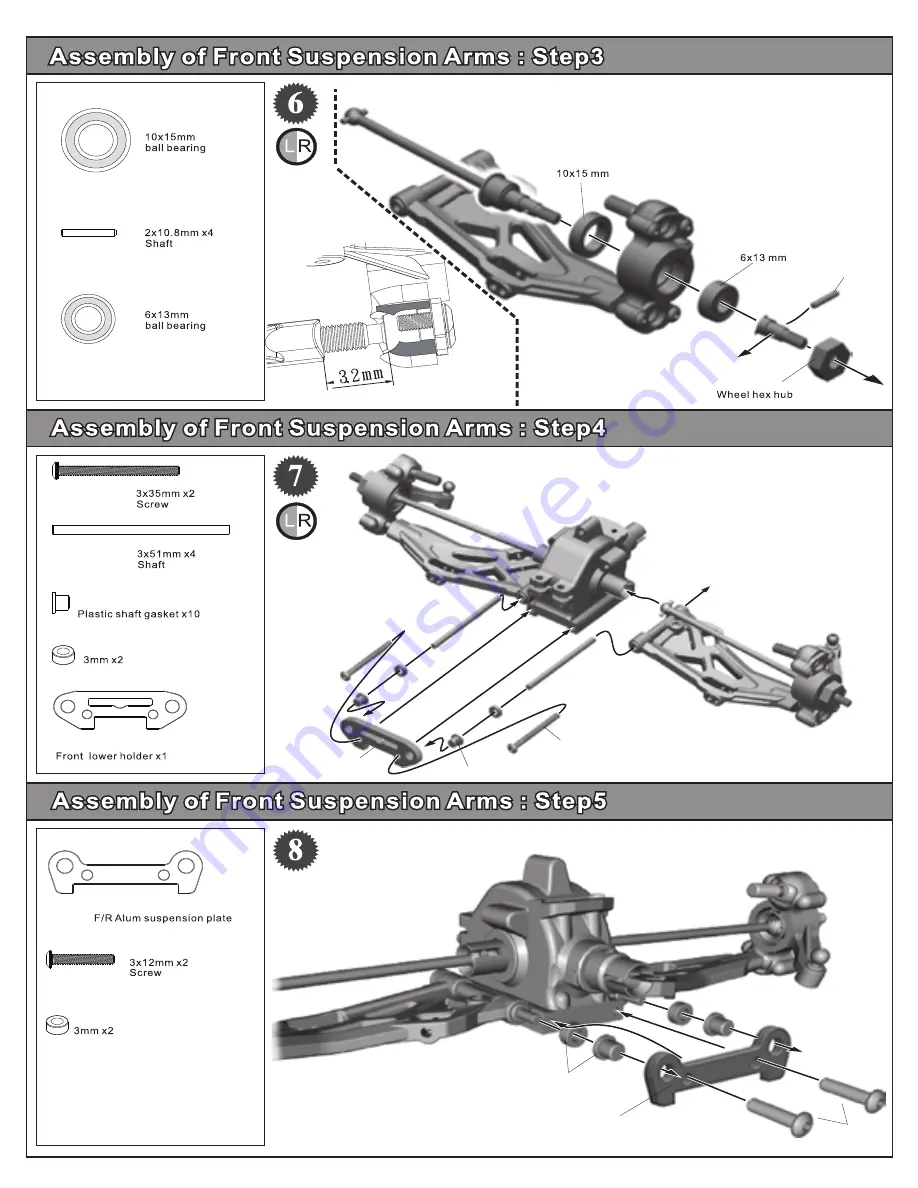 Ofna Racing HYPER10-TT Instruction Manual Download Page 16