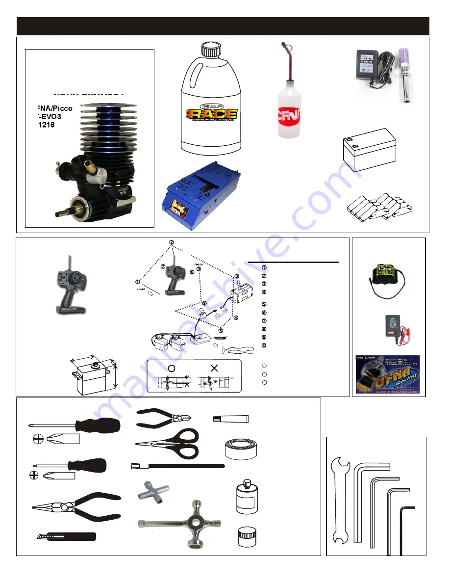 Ofna Racing X2 TRUGGY Instruction Manual Download Page 2