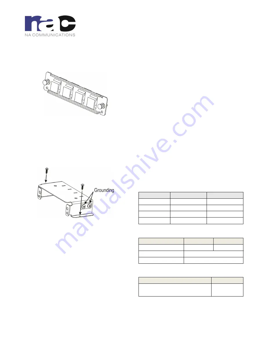 Ofs NAC LGX VLX-K01 Manual Download Page 2