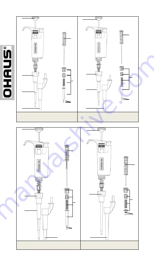 OHAUS ACROSS PRO AO-2 Скачать руководство пользователя страница 48