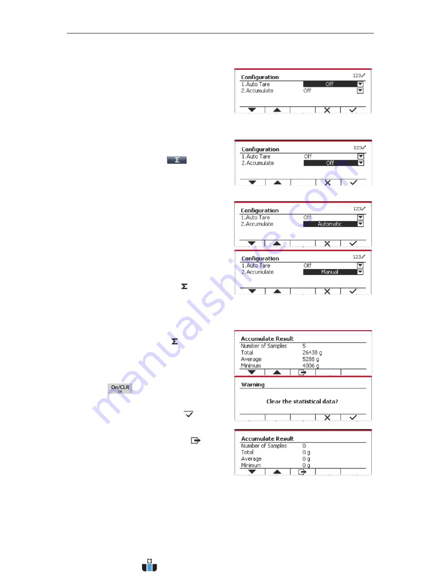 OHAUS Defender 5000 TD52XW Instruction Manual Download Page 184