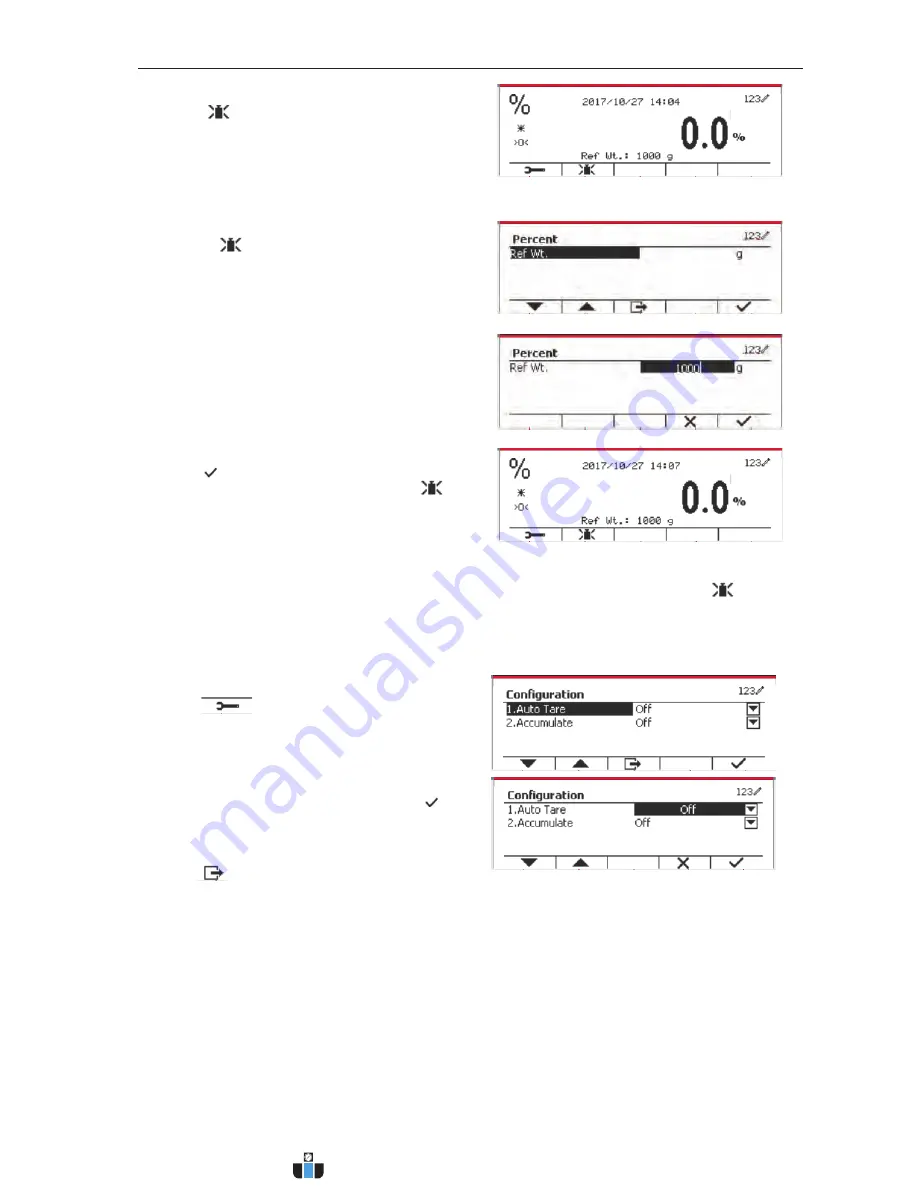 OHAUS Defender 5000 TD52XW Instruction Manual Download Page 341