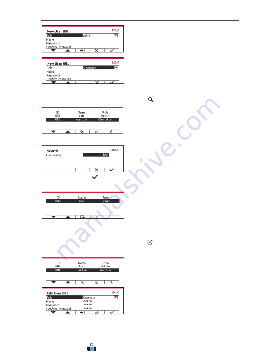 OHAUS Defender 5000 TD52XW Instruction Manual Download Page 354