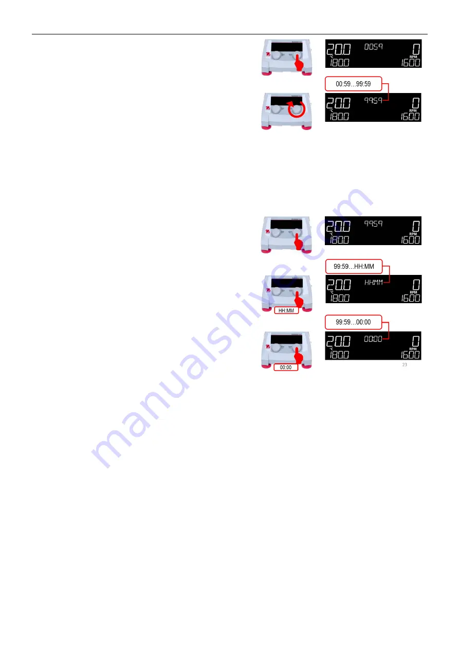 OHAUS e-G71HS07C Instruction Manual Download Page 17