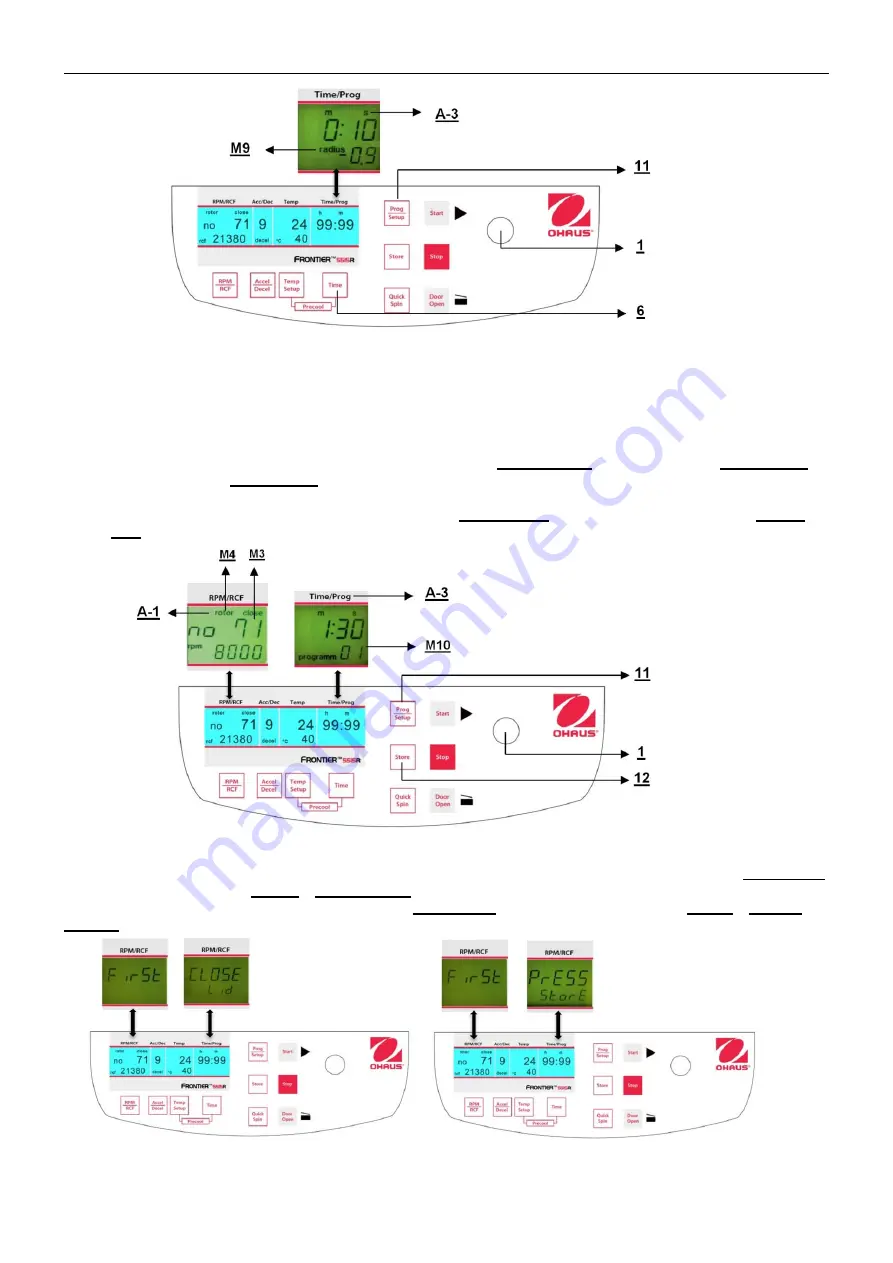 OHAUS Frontier FC5515 Instruction Manual Download Page 58