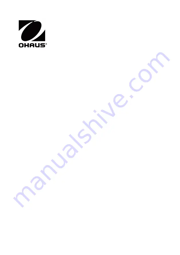 OHAUS i-DT33P Instruction Manual Download Page 1