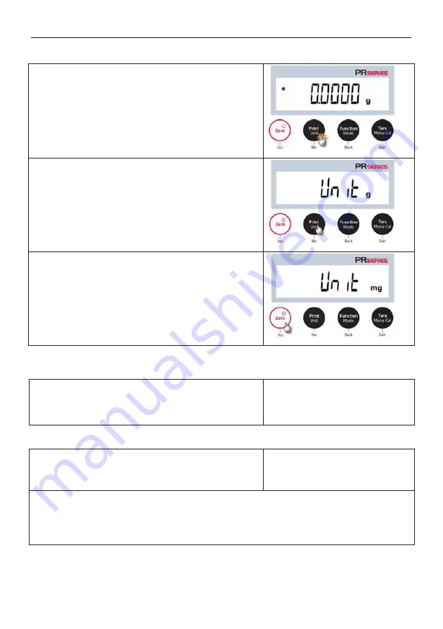 OHAUS Pioneer PR Series User Manual Download Page 23