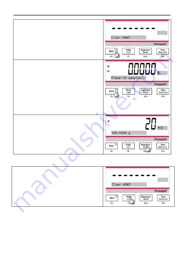 OHAUS Pioneer PXP Series Скачать руководство пользователя страница 181