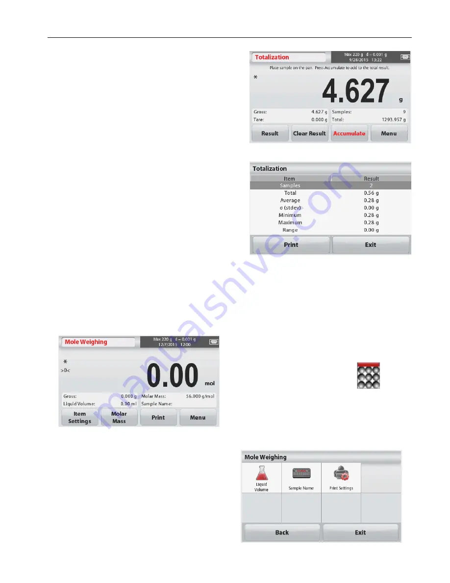 OHAUS Scout Series Balances - STX Скачать руководство пользователя страница 216