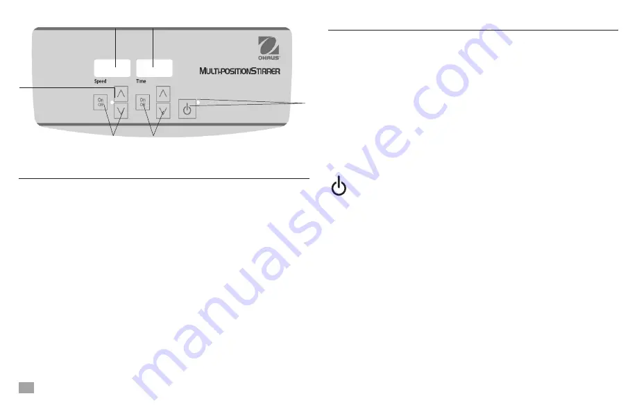 OHAUS Stirrer Multi Position STMP4AL Instruction Manual Download Page 6