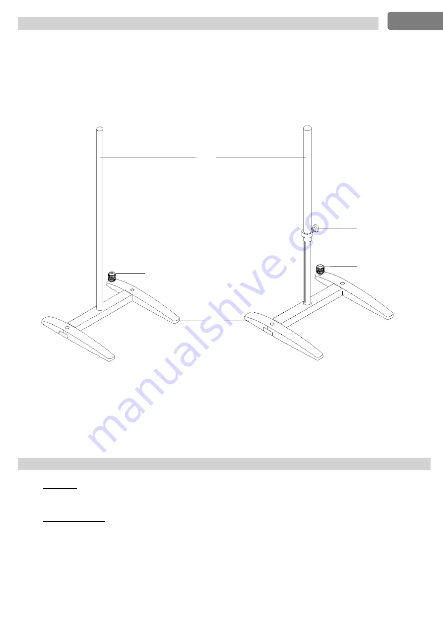 OHAUS UNIVERSAL H-STAND Скачать руководство пользователя страница 16