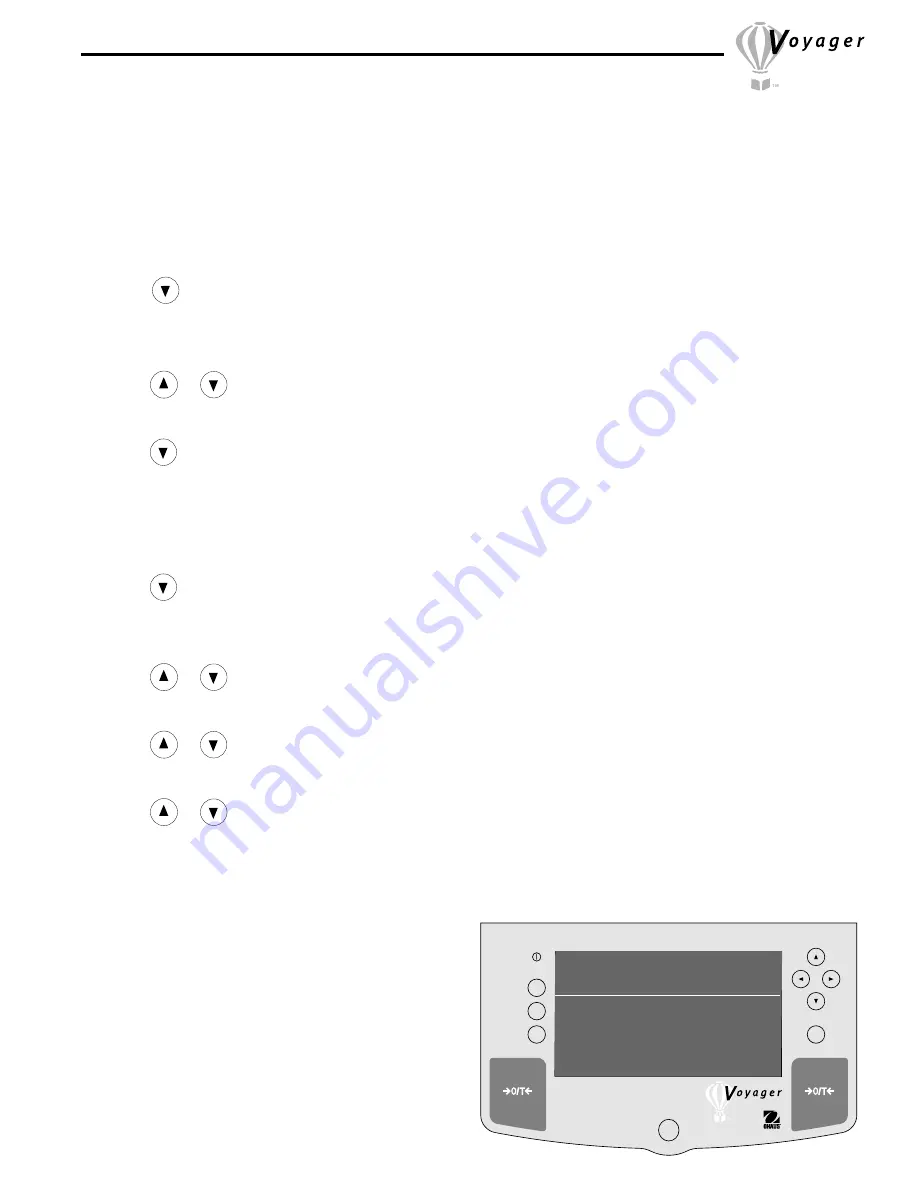 OHAUS Voyager Balances Instruction Manual Download Page 29