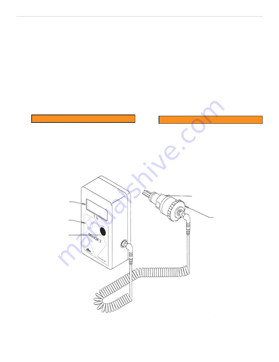 Ohio Medical Corporation MiniOX 1 Operating Manual Download Page 8