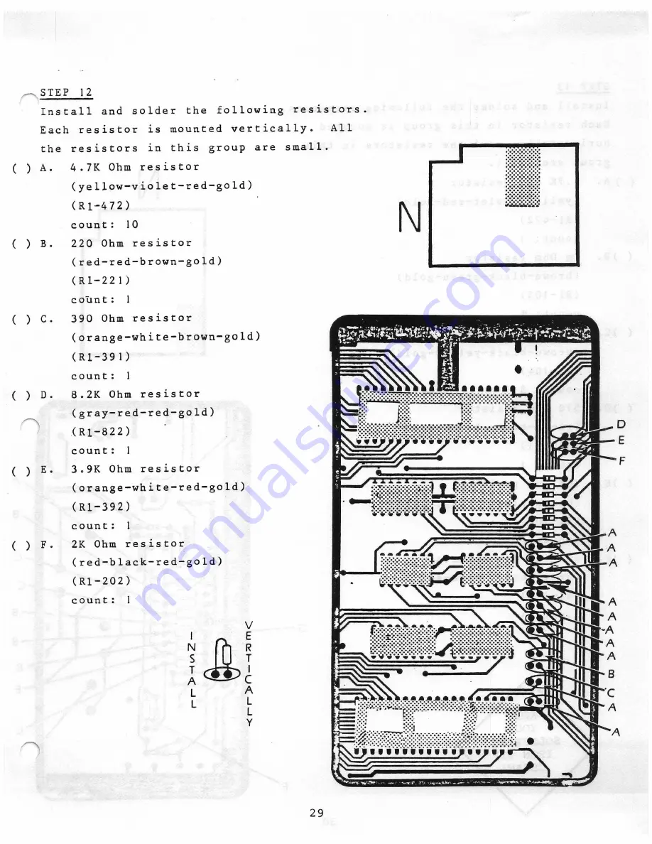 Ohio Scientific Superboard II Assembly Instructions Manual Download Page 32