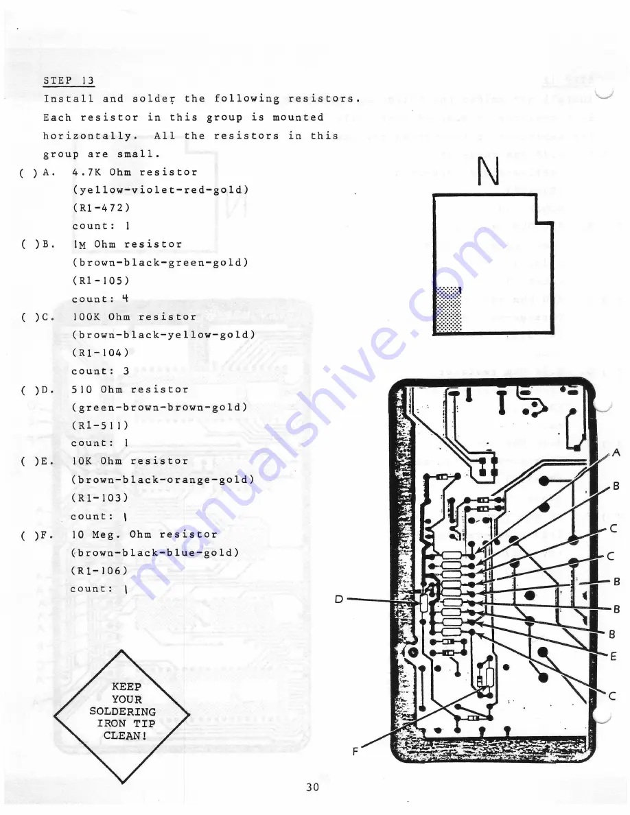 Ohio Scientific Superboard II Assembly Instructions Manual Download Page 33