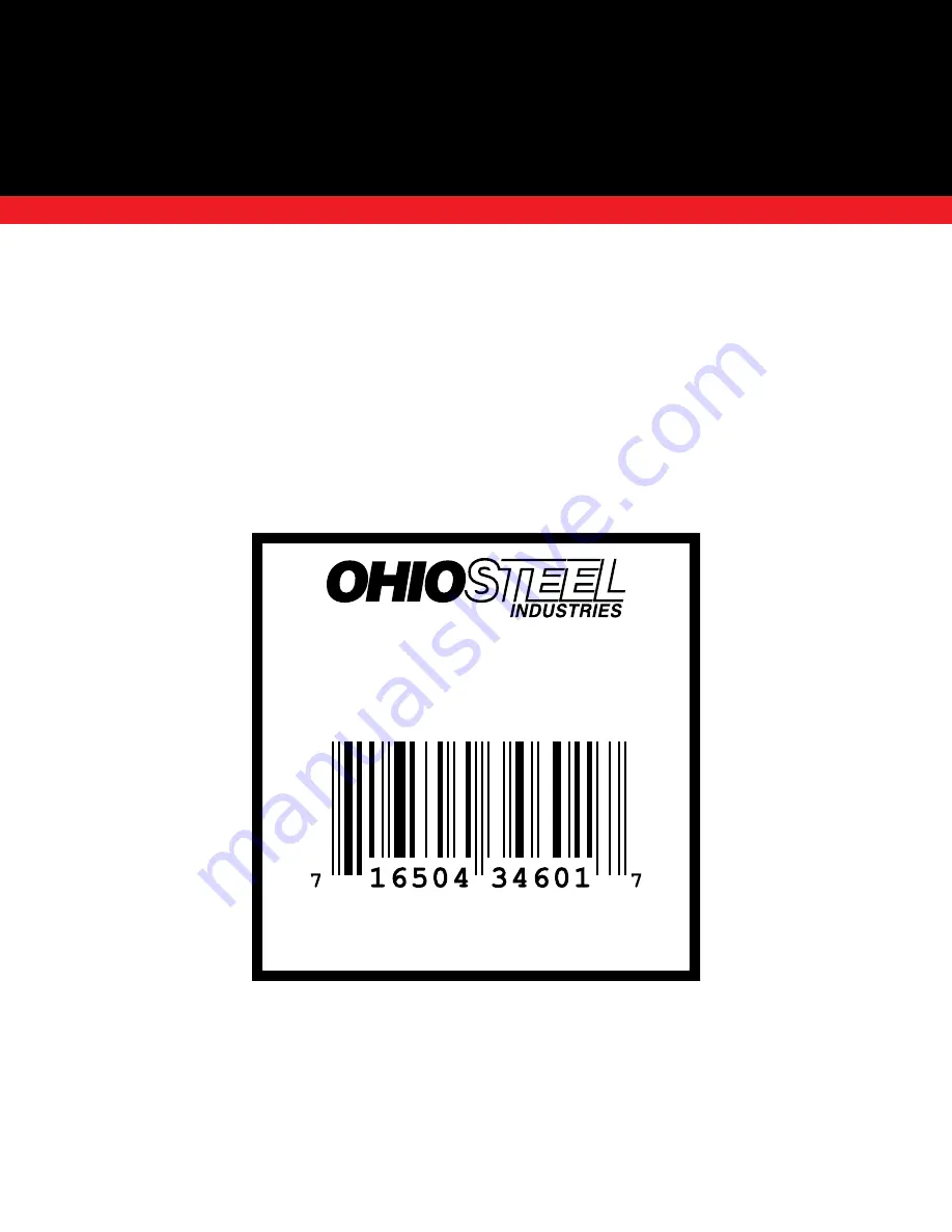 OHIOSTEEL 3460HATV Manual Download Page 11