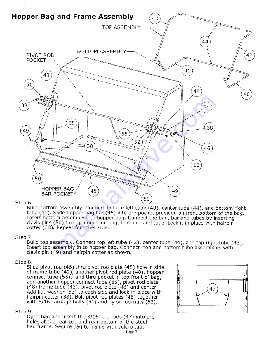 OHIOSTEEL 50SWP26 Rulles & Operating Instructions Download Page 7