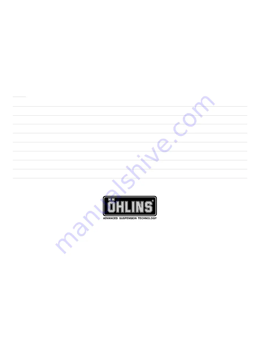 Ohlins 07235-01A5L.p65 Скачать руководство пользователя страница 12